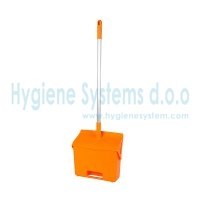 FBK đubrovnik sa drškom i poklopcem narandžasta 80200-7